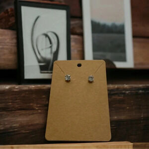 Clear Rhinestone Elegant Stud Earrings